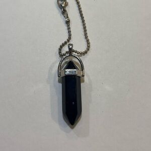 Black Crystal Necklace